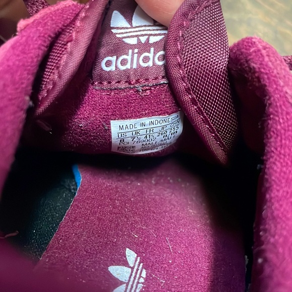 Adidas Maroon Sneakers - Picture 8 of 10